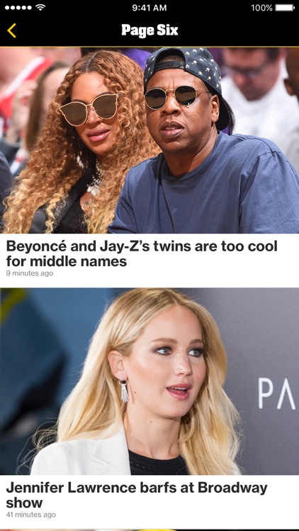 Page Six for iPhone