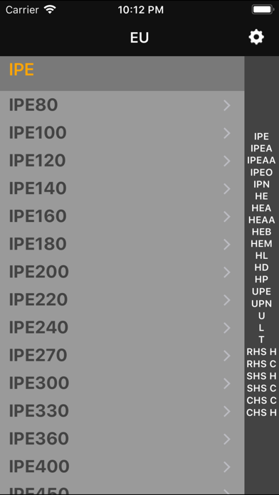 Steel Profiles EU Screenshot 1