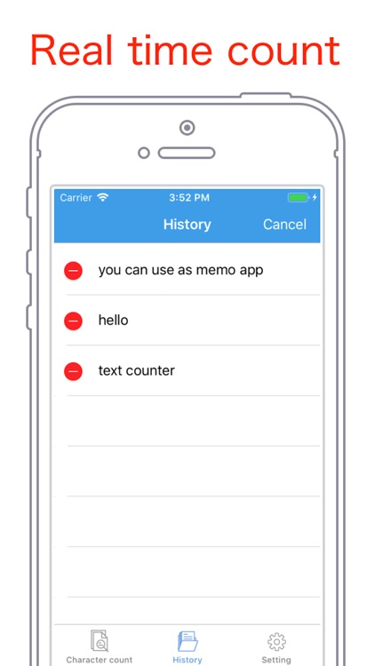Memo & Text Counter -MojiCon-
