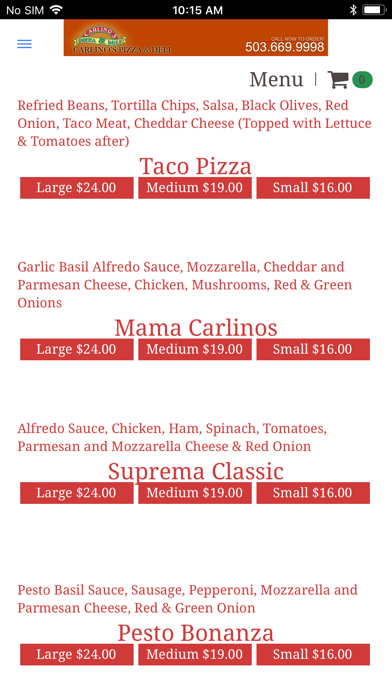 Carlino's Pizza & Deli screenshot 3
