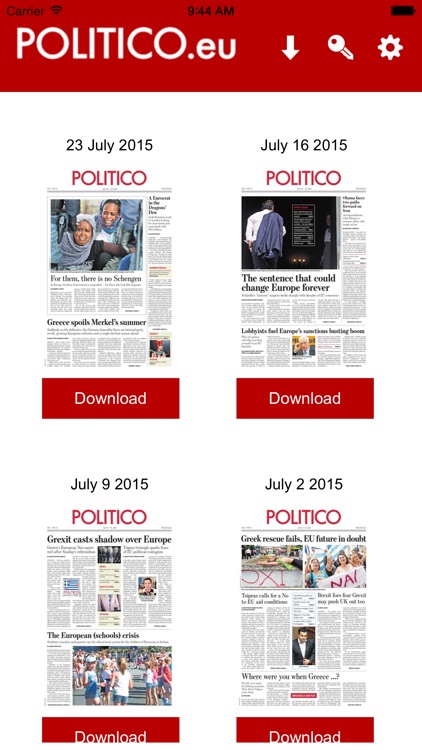 POLITICO Europe print edition