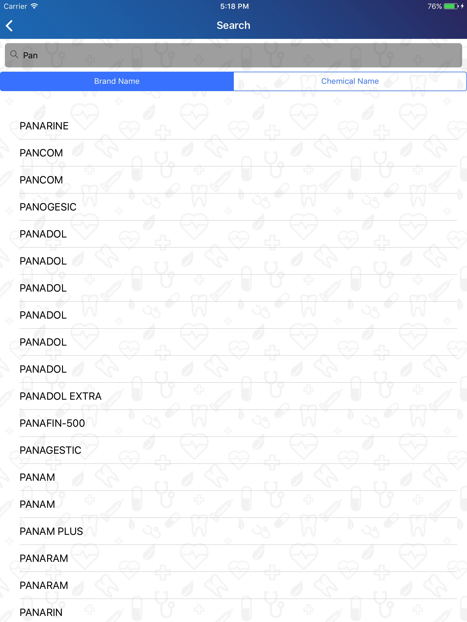 Pharmdex screenshot 2