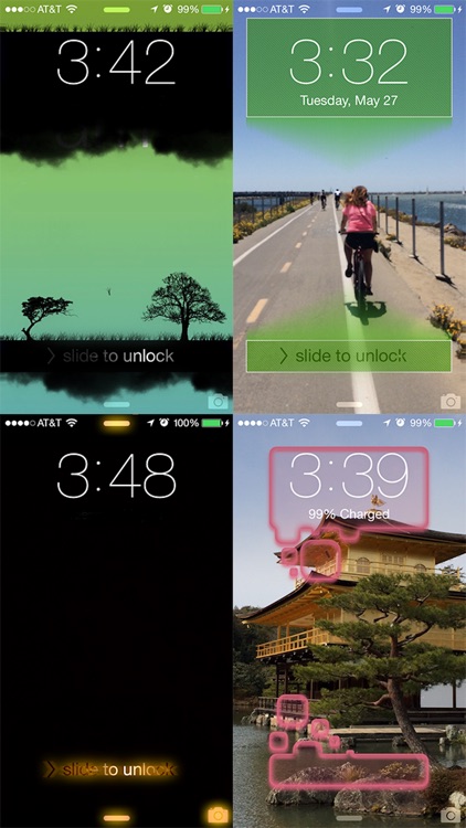 Slick - Lock Screen by Customizing your Wallpapers