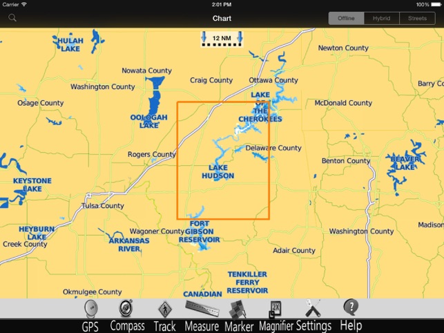 Hudson lake Nautical Chart Pro(圖5)-速報App