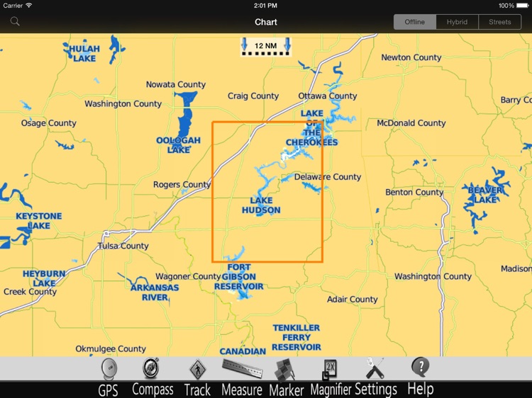 Hudson lake Nautical Chart Pro screenshot-4