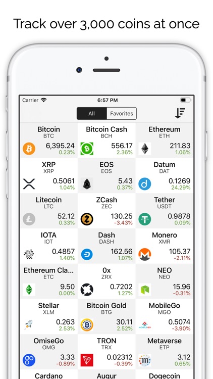 Coins: Cryptocurrency Tracker screenshot-0