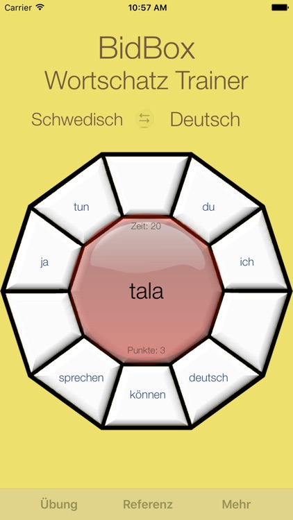 Vocabulary Trainer: German - Swedish