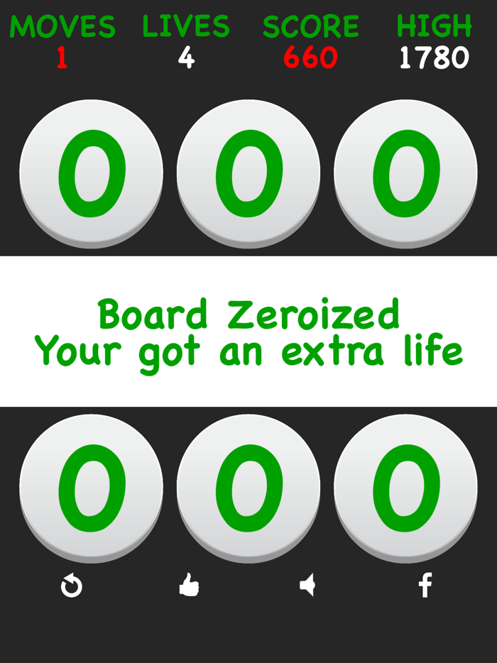 Number puzzle game Zeroize