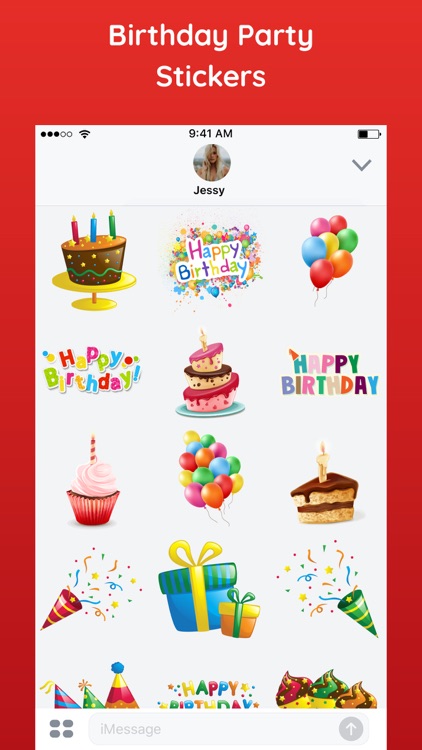 Happy Birthday Sticker HBD App