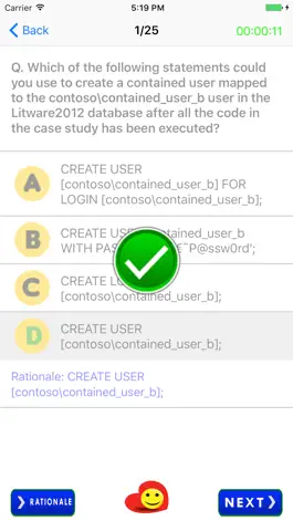 Game screenshot SQL Quiz Questions apk