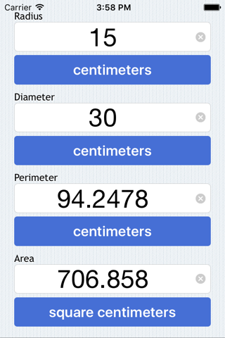 Easy Circle Calculator - náhled