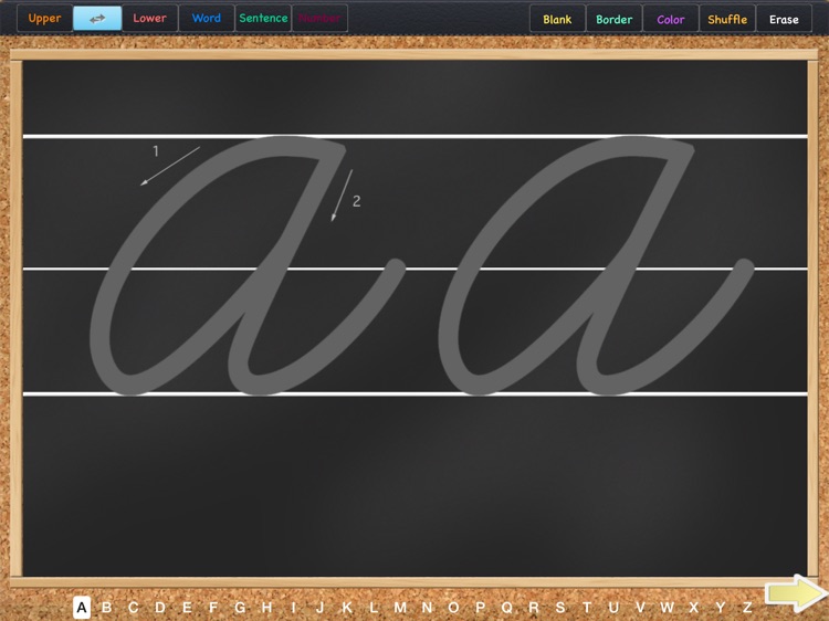 Cursive Practice FullScreen