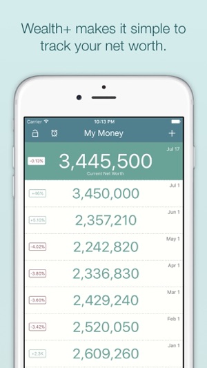 wealthplus net worth on the app store best net worth tracker