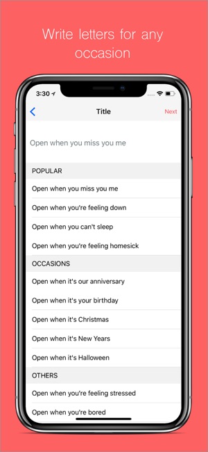 Open When- Personal Letters(圖3)-速報App