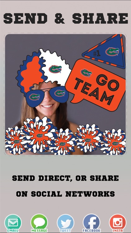 Florida Gators Selfie Stickers screenshot-3