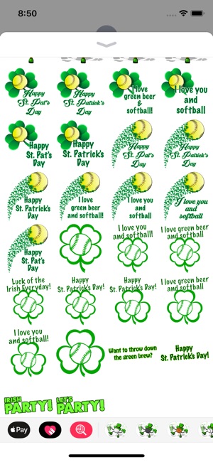 Softball St. Pat's Stickers(圖2)-速報App