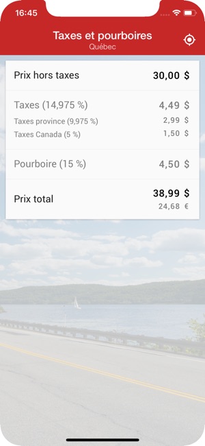 Taxes et pourboires au Canada(圖2)-速報App