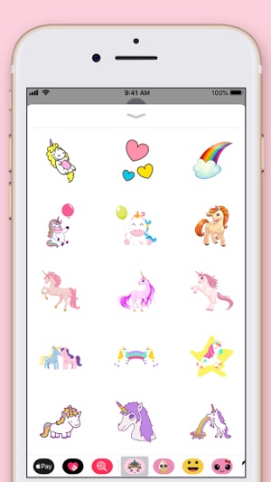 Cute Unicorn Kawaii Stickers(圖5)-速報App