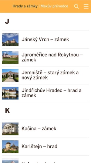 Hrady a zámky, Maxův průvodce(圖3)-速報App