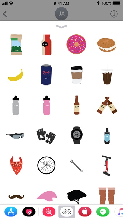 Cycling Stickers