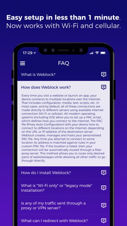 Weblock: adblock & proxy screenshot-4