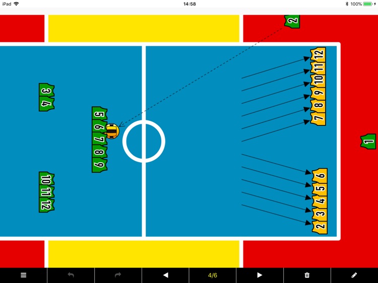 ドッジボール作戦ボード