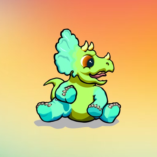 Baby Dinosaur Stickers - Cute!