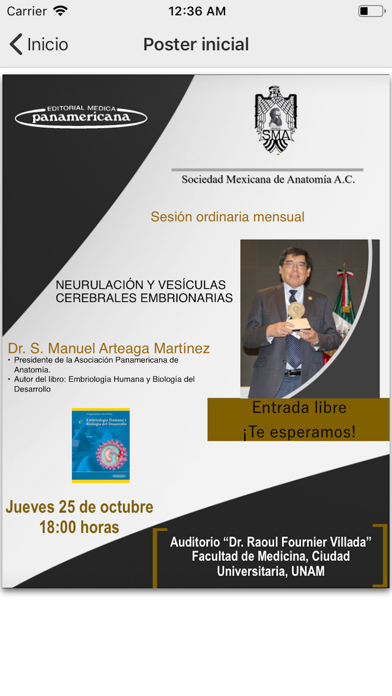Sociedad Mexicana de Anatomía screenshot 3
