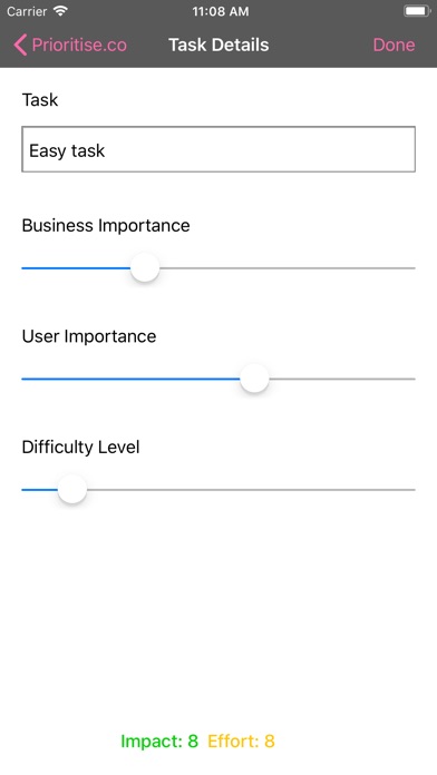 Prioritise.co, To Do List screenshot 2