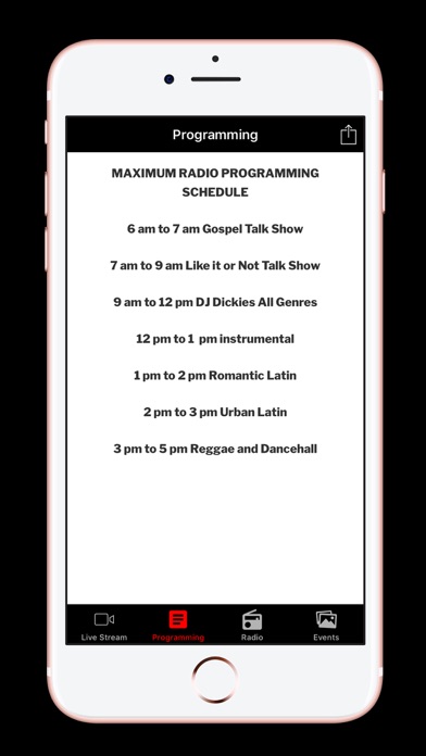 Maximum Radio Belize screenshot 3