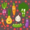 Icon Vegetables Name Learning Card
