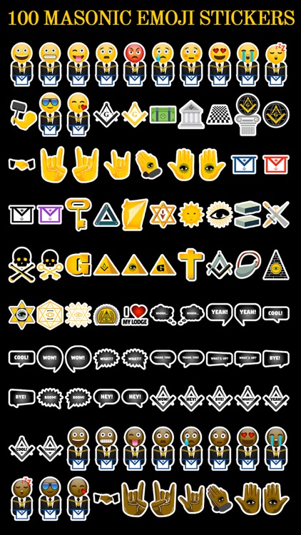 FreemasonMoji - #1 Masonic Emoji Stickers App