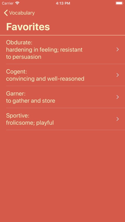 Vocabulary - Learn New Words screenshot-4