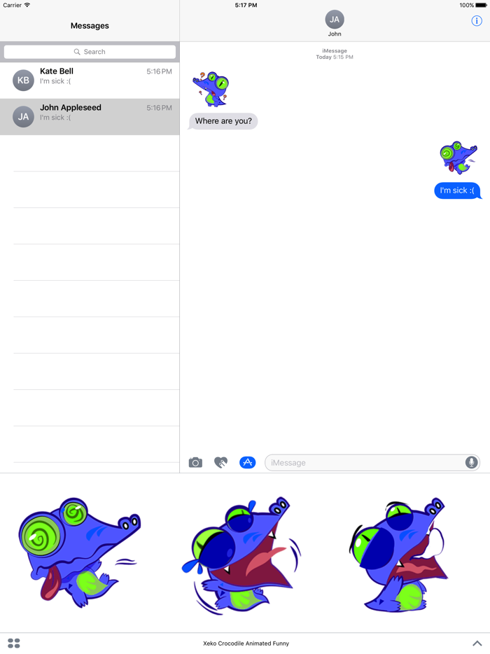 Xeko Crocodile Animated Funny