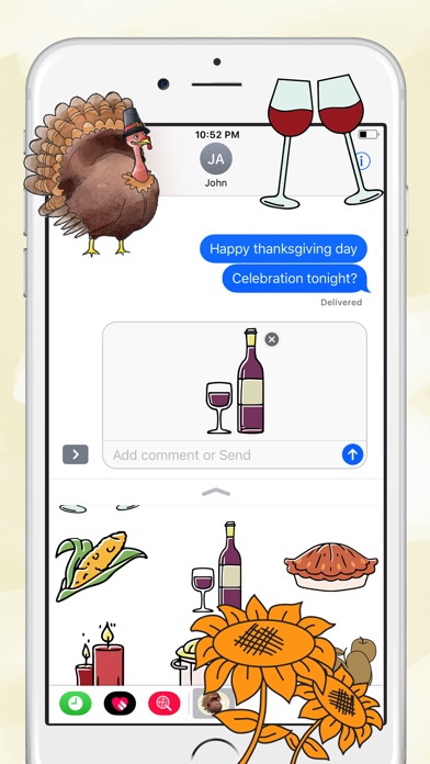 Tradition Thanksgiving Sticker screenshot 3