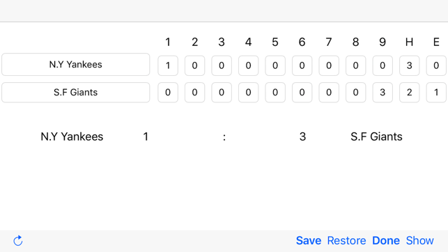 Scoreboard for Baseball(圖3)-速報App