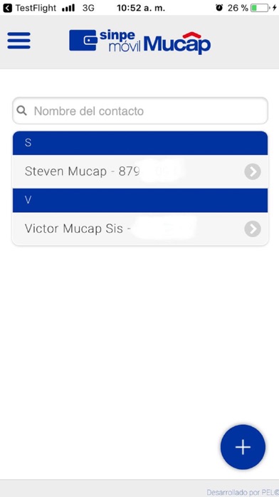 Mucap Sinpe Móvil screenshot 4