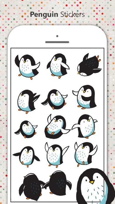 Cute Penguin Stickers.! screenshot 2