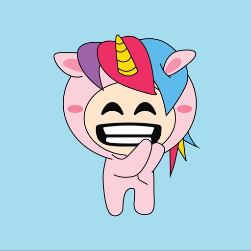 Fabulous Unicorn Emoji icon