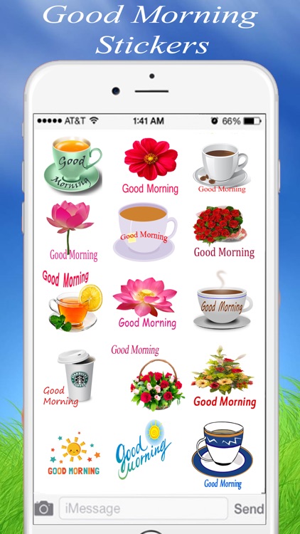 Good Morning Stickers for iMessage