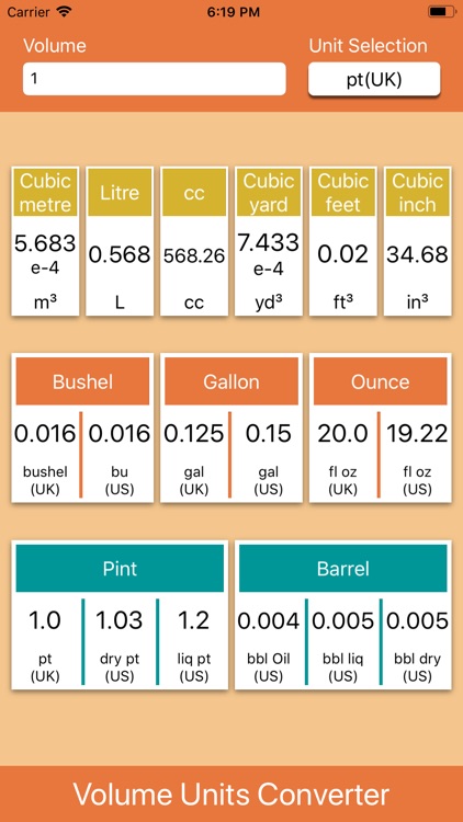 Volume Units Converter screenshot-4