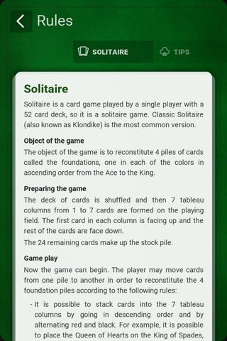 Solitaire (Klondike) + screenshot 4