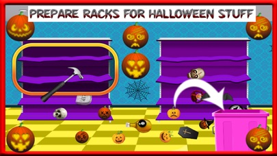 Halloween Shopping Decor Game screenshot 2