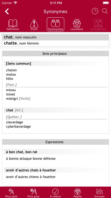 Dictionnaire Le Rober... screenshot1