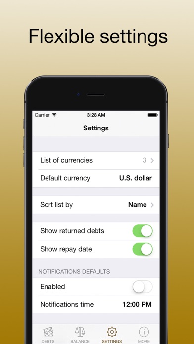How to cancel & delete Debts - your loans and borrow from iphone & ipad 4