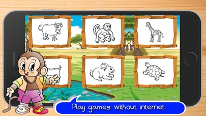 Animals and zoo coloring book. screenshot 3