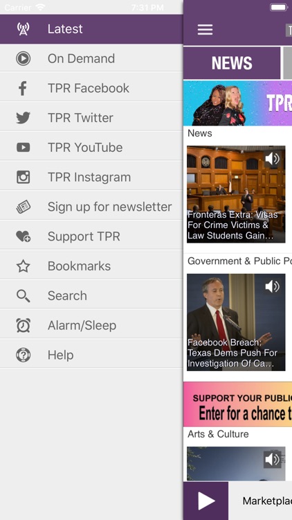 Texas Public Radio App