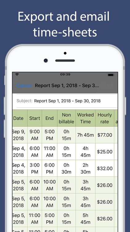 SalaryBook - Time Sheet screenshot-4