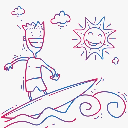 Beach Holiday Stickers Pack