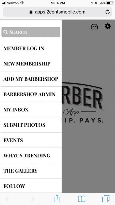 My Barber Membership App screenshot 2